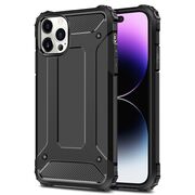 Husa iPhone 15 Pro Techsuit Hybrid Armor, negru