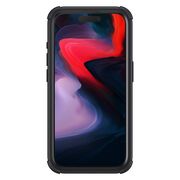 [Pachet 360°] Husa cu folie integrata iPhone 15 Pro Max ESR fata spate Armor Tough Kickstand HaloLock, negru/transparenta