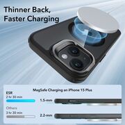 Husa pentru  iPhone 15 Plus - ESR Classic Hybrid HaloLock cu Magsafe si Kickstand - negru