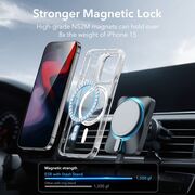 Husa iPhone 15 Pro cu MagSafe ESR Classic Hybrid HaloLock Kickstand, transparenta