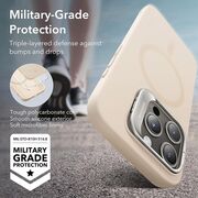 Husa iPhone 15 Pro Max ESR Cloud Soft HaloLock Kickstand, crem