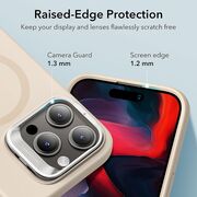 Husa iPhone 15 Pro Max ESR Cloud Soft HaloLock Kickstand, crem
