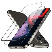 [Pachet 2x] Folie sticla iPhone 15 Pro Max ESR Screen Shield, transparenta