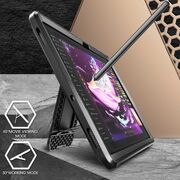 Husa cu folie integrata pentru Samsung Galaxy Tab S9+ Plus 12.4 inch Supcase Unicorn Beetle Pro, negru