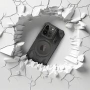 Husa iPhone 15 Pro Armor Cover comptabila Magsafe, negru