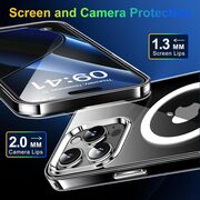 Husa pentru iPhone 15 Pro cu MagSafe anti-shock 1.5 mm, clear