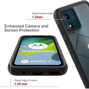 Pachet 360: Husa cu folie integrata Motorola Moto E13 (fata+spate) Defense 360 - negru
