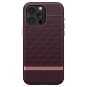 Husa iPhone 15 Pro Max Spigen Caseology Parallax MagSafe, burgundy