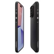 Husa iPhone 15 Pro Max Spigen Liquid Air, matte black