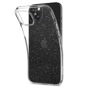 Husa iPhone 15 Spigen Liquid Crystal Glitter, Crystal Quartz