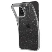 Husa iPhone 15 Pro Spigen Liquid Crystal Glitter, Crystal Quartz