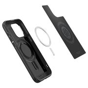 Husa iPhone 15 Pro Spigen Mag Armor MagSafe, negru
