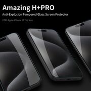 Folie sticla iPhone 15 Pro Max Nillkin Amazing H+PRO, transparenta
