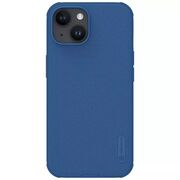 Husa iPhone 15 Nillkin Super Frosted Shield Pro, albastru