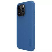 Husa iPhone 15 Pro Nillkin Super Frosted Shield Pro, albastru