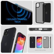 Husa iPhone 15 Spigen Ultra Hybrid, frost black