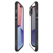 Husa iPhone 15 Plus Spigen Ultra Hybrid, transparent-negru