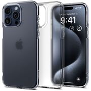 Husa iPhone 15 Pro Spigen Ultra Hybrid, frost clear