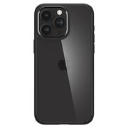 Husa iPhone 15 Pro Max Spigen Ultra Hybrid, transparent - negru