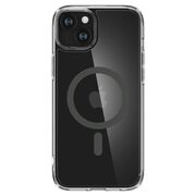 Husa iPhone 15 Spigen Ultra Hybrid MagSafe, transparent-space grey