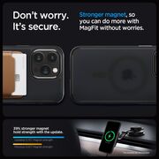 Husa iPhone 15 Pro Max Spigen Ultra Hybrid MagSafe, frost black