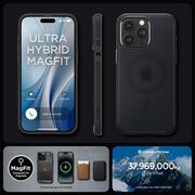 Husa iPhone 15 Pro Max Spigen Ultra Hybrid MagSafe, frost black
