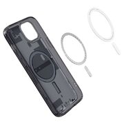 Husa iPhone 15 Spigen Ultra Hybrid MagSafe Zero One, negru