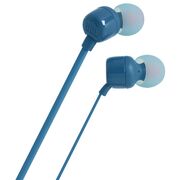 Casti audio cu fir, in-ear JBL T110, mufa Jack 3.5mm, albastru