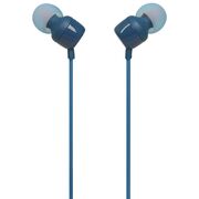 Casti audio cu fir, in-ear JBL T110, mufa Jack 3.5mm, albastru