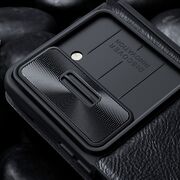 Husa Samsung Galaxy Z Fold 5 Nillkin QIN Pro Leather, auriu