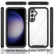[Pachet 360°] Husa + folie Samsung Galaxy S23 FE Techsuit Defense, negru