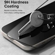 Folie sticla iPhone 15 Ringke Cover Display Tempered Glass, negru