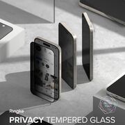 Folie sticla iPhone 15 Ringke Cover Display Tempered Glass, privacy