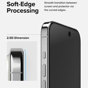 Folie sticla iPhone 15 Pro Ringke Cover Display Tempered Glass, privacy