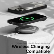 Husa iPhone 15 Plus Ringke Fusion Bold, transparent - negru