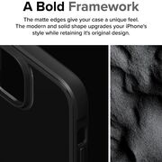 Husa iPhone 15 Plus Ringke Fusion Bold, transparent - negru