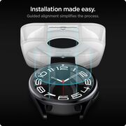 Set 2 x folii Spigen - Glas.tR EZ Fit (2 pack) - Samsung Galaxy Watch 6 Classic 43mm - clear