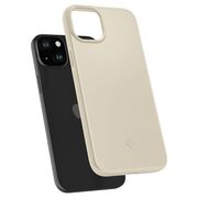Husa iPhone 15 Spigen Thin Fit, Mute Beige