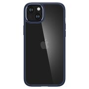 Husa iPhone 15 Spigen Ultra Hybrid, clear - navy blue