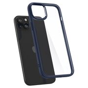 Husa iPhone 15 Spigen Ultra Hybrid, clear - navy blue