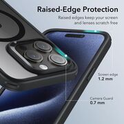 Husa iPhone 15 Pro Max ESR Classic Hybrid HaloLock, negru/transparenta