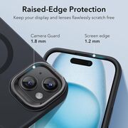 Husa iPhone 15 ESR Cloud Soft HaloLock Kickstand, negru