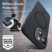 Husa iPhone 15 ESR Cloud Soft HaloLock Kickstand, negru