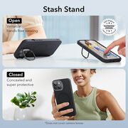Husa iPhone 15 ESR Cloud Soft HaloLock Kickstand, negru