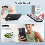 Husa iPhone 15 Pro ESR Cloud Soft HaloLock Kickstand, negru