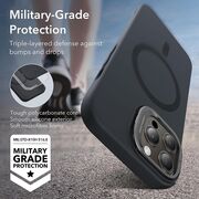 Husa iPhone 15 Pro ESR Cloud Soft HaloLock Kickstand, negru