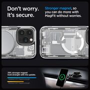 Husa iPhone 15 Pro Spigen Ultra Hybrid MagSafe Zero One, alb