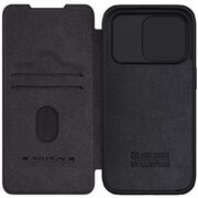 Husa iPhone 15 Pro Nillkin QIN Pro Leather, negru