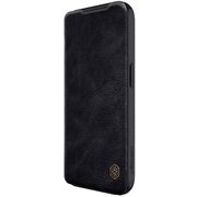 Husa iPhone 15 Pro Max Nillkin QIN Pro Leather, negru