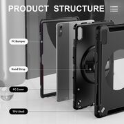 Pachet 360: Husa cu folie integrata Lenovo Tab P11 Gen 2 11.5 inch TB-350, Shockproof XArmor, negru